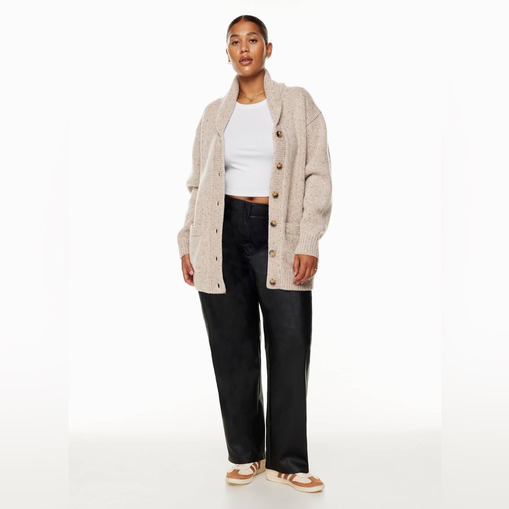 Aritzia Wilfred Free Backyard Cardigan | Heather Grey